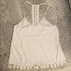 Lily Pulitzer fringe tank top